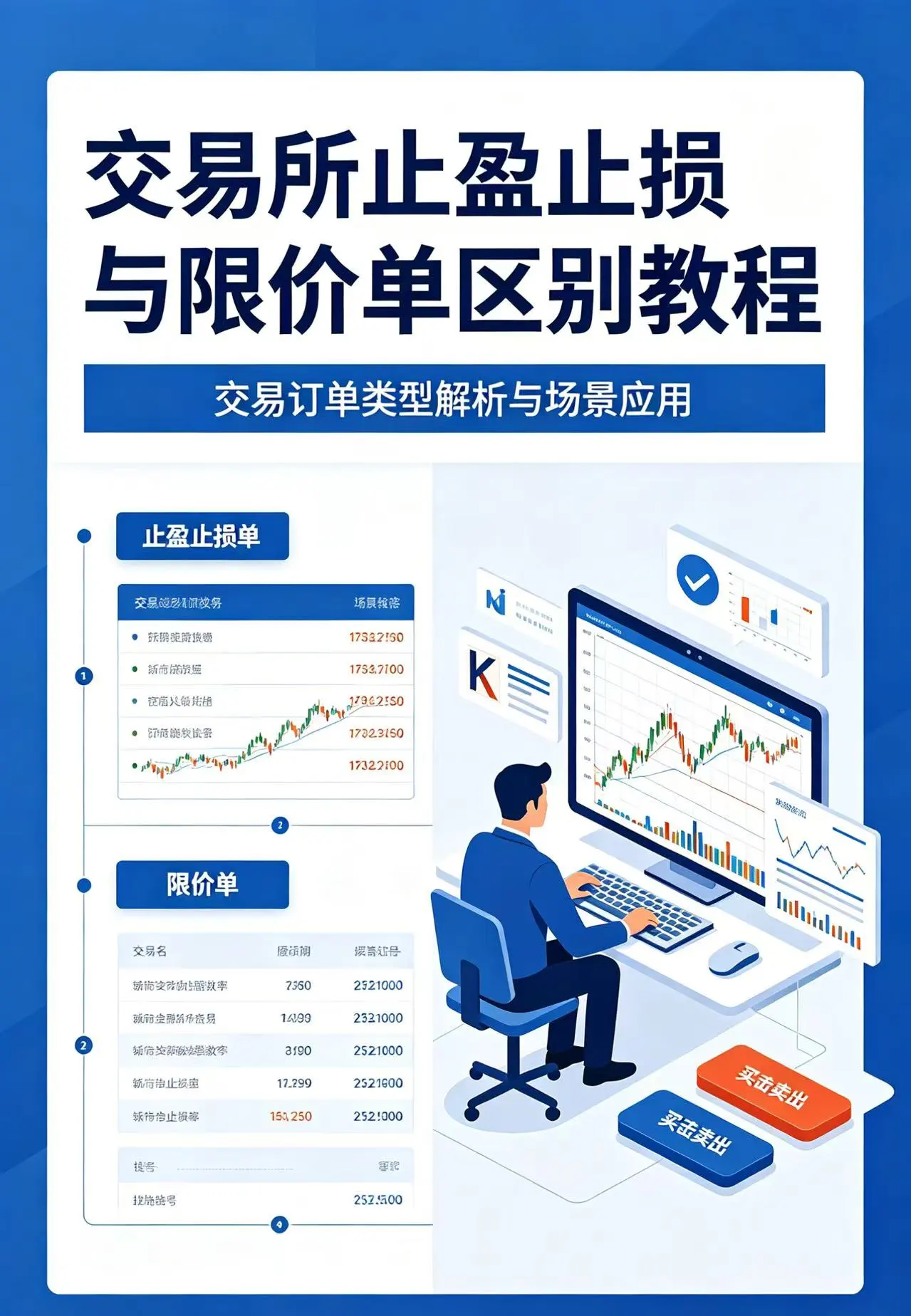 交易所的"止盈止损"和"限价单"到底有什么区别？触发逻辑、执行方式和常见坑全拆开