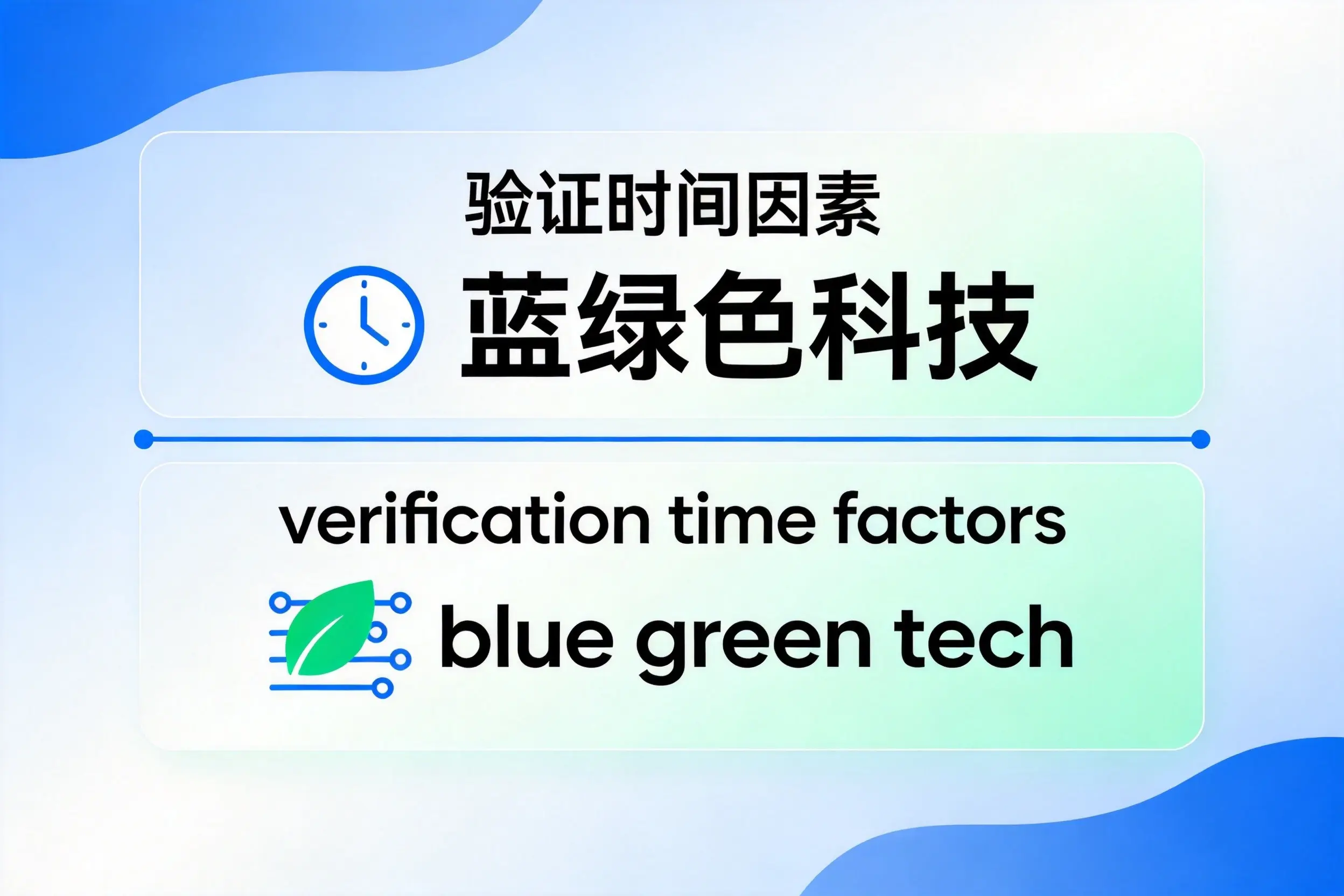 蓝绿科技风格实名认证审核时间波动四大因素图解,提交时间资料质量系统状态风控影响说明 蓝绿科技风格实名认证审核时间波动四大因素图解,提交时间资料质量系统状态风控影响说明
