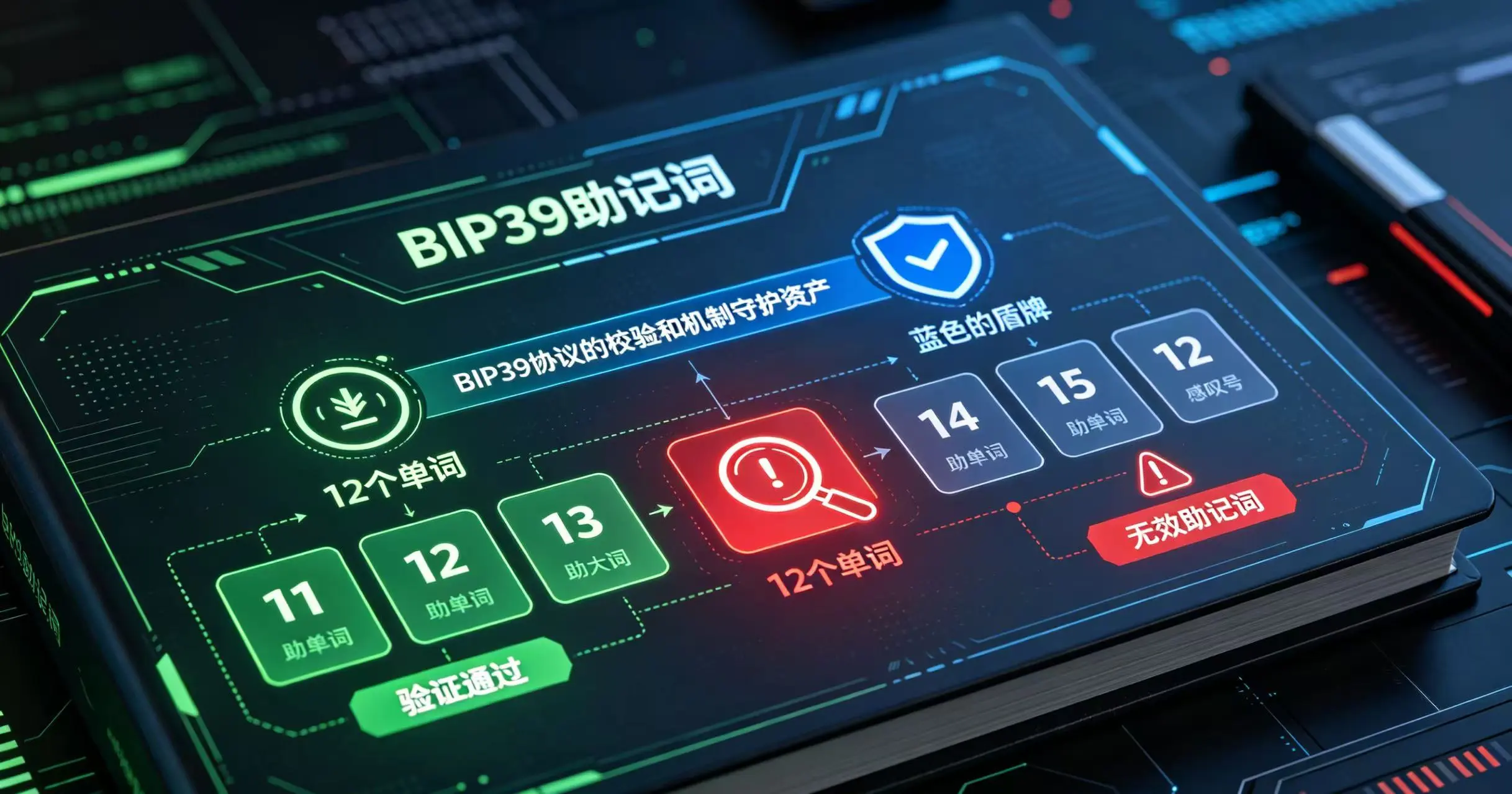助记词最后一个词报错怎么办？