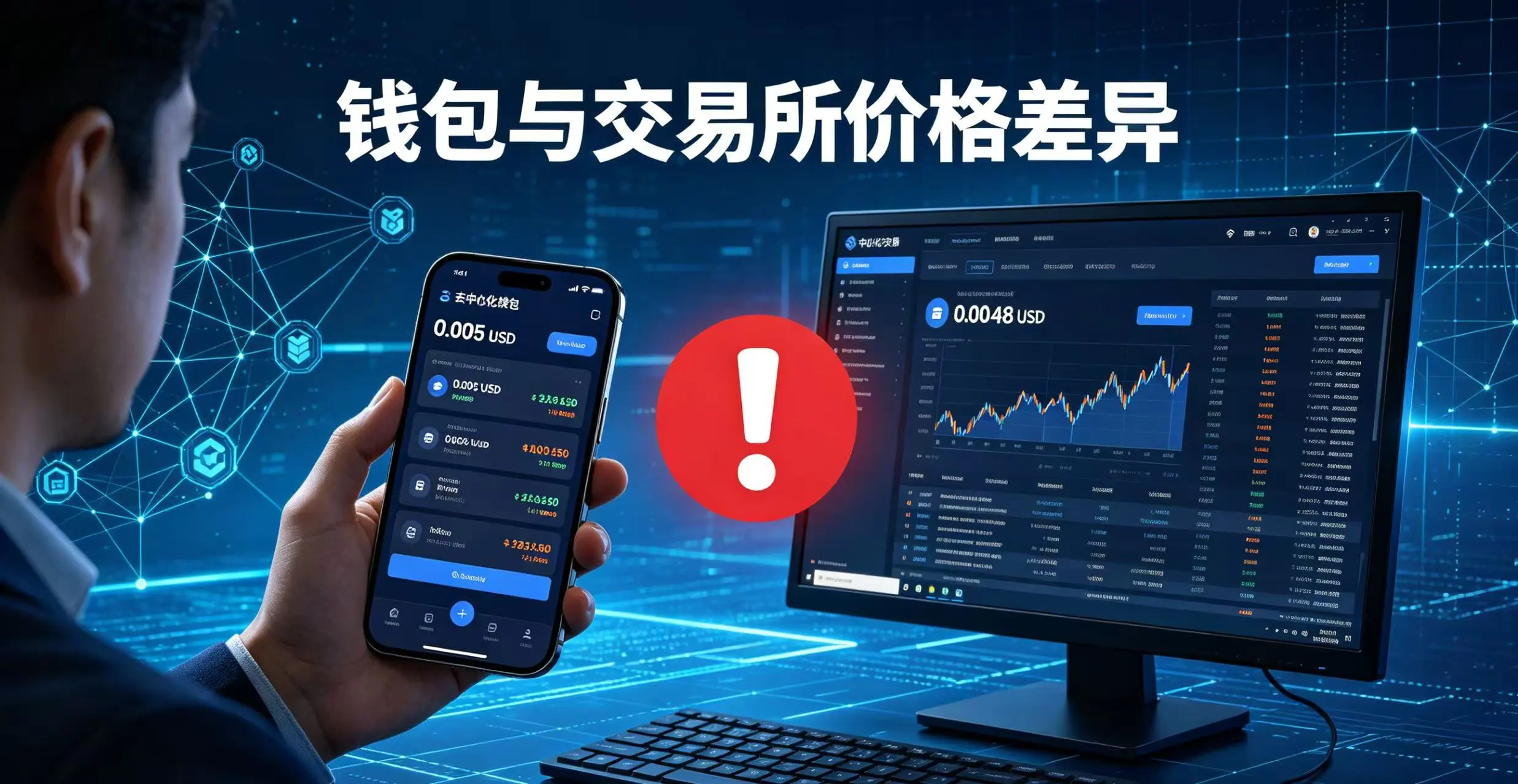 钱包里代币价格和交易所不一样？