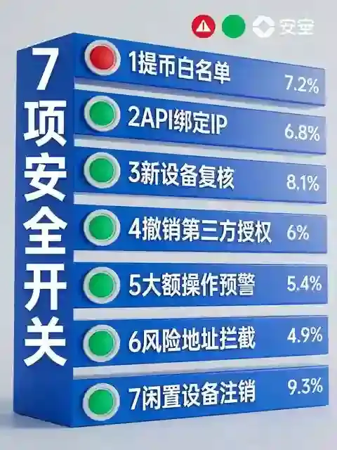 你的交易所账户可能正在裸奔 —— 这 7 个安全设置 90% 的人都没开