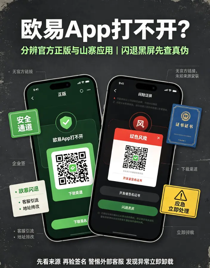 为什么我下载的欧亿 App 打不开？教你分辨官方正版与山寨应用