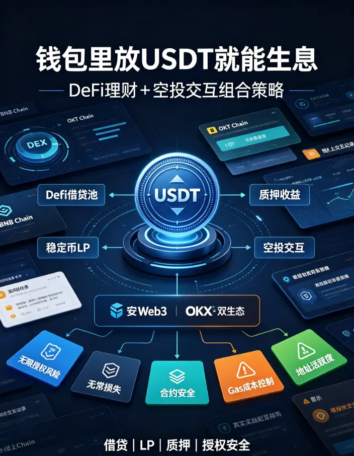 钱包里放USDT就能生息？带你玩转交易所Web3钱包的DeFi与空投交互