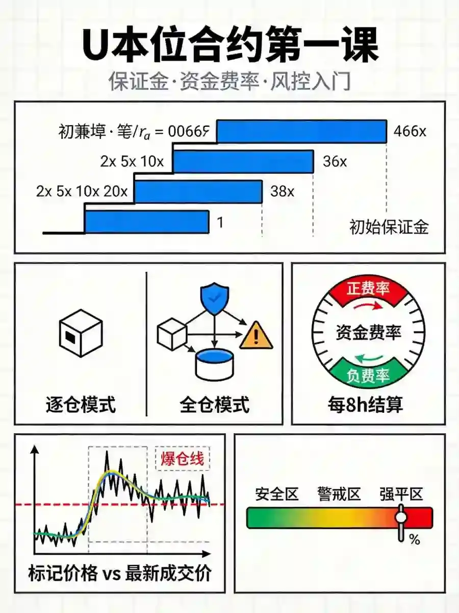U本位合约第一课：从计算保证金到理解资金费率，比安交易员入门路径