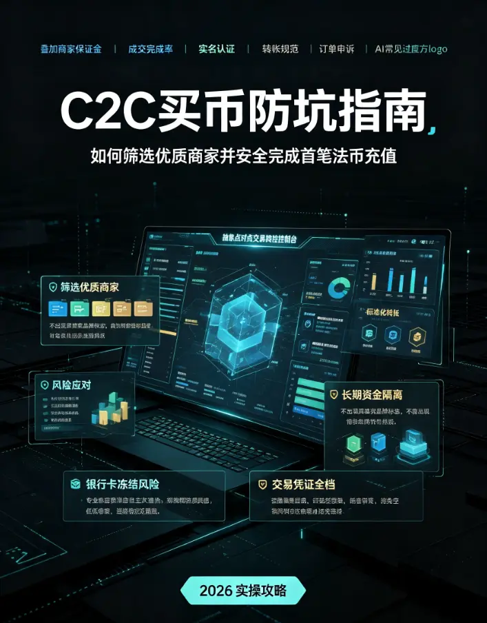 比安C2C买币防坑指南：如何筛选优质商家并安全完成首笔法币充值