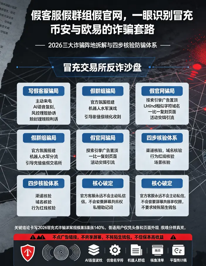 假客服、假群组、假官网：一眼识别冒充比安与欧亿的诈骗套路