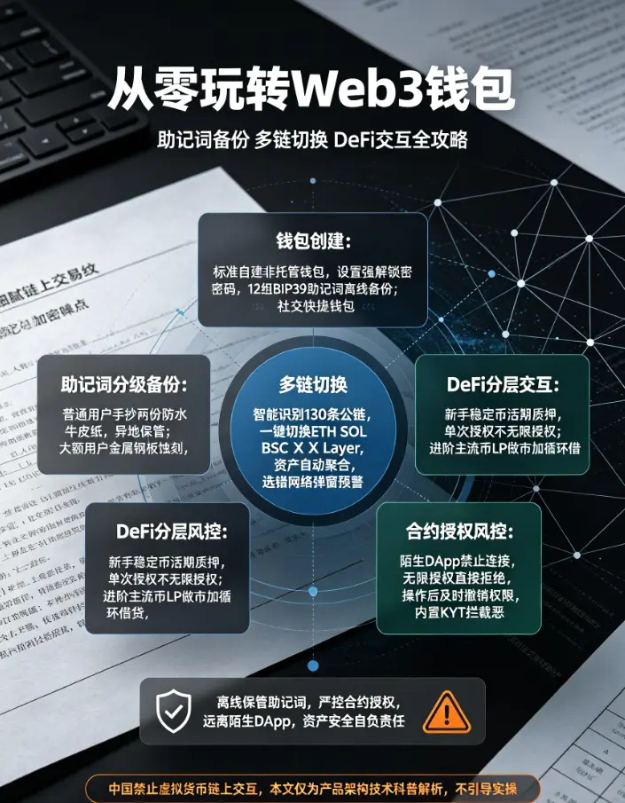 从零玩转欧亿Web3钱包：助记词备份、多链切换与DeFi交互实操全攻略